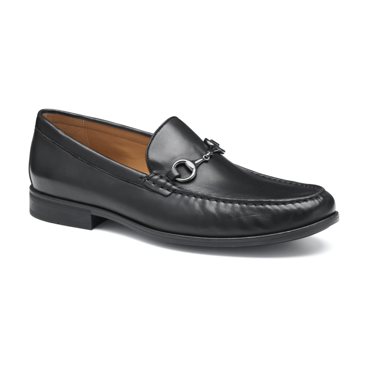 Johnston & Murphy Men's Harrison Bit Loafer Black Glove Leather - 9028147 - Tip Top Shoes of New York