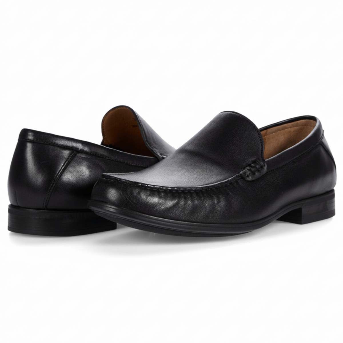 Johnston & Murphy Men's Hawkins Venetian Black Glove - 9015165 - Tip Top Shoes of New York