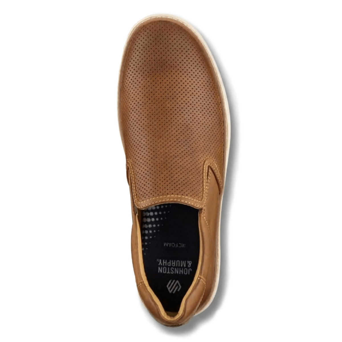 Johnston & Murphy Men's McGuffey 2 Brown Perforated Leather - 9036834 - Tip Top Shoes of New York