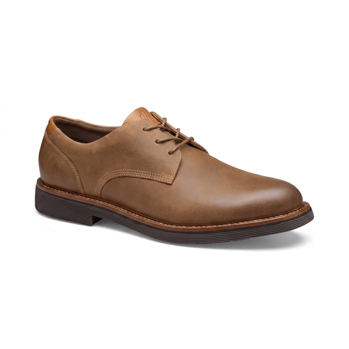 Johnston & Murphy Men's Tyson Plain Toe Brown Oiled Leather - 9036795 - Tip Top Shoes of New York