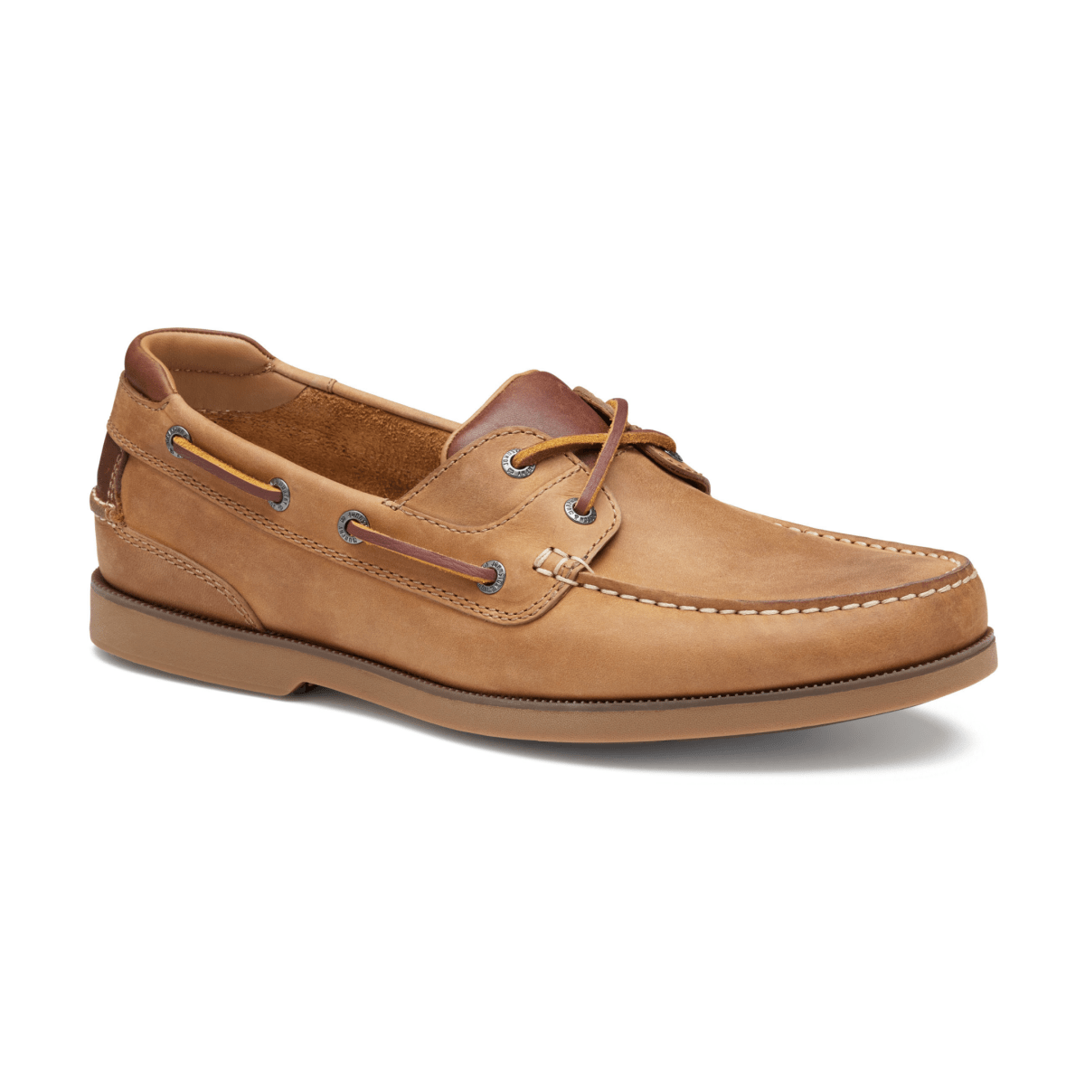 Johnston & Murphy Men's Ventura 2 - Eye Boat Shoe Tan Full Grain - 9027883 - Tip Top Shoes of New York