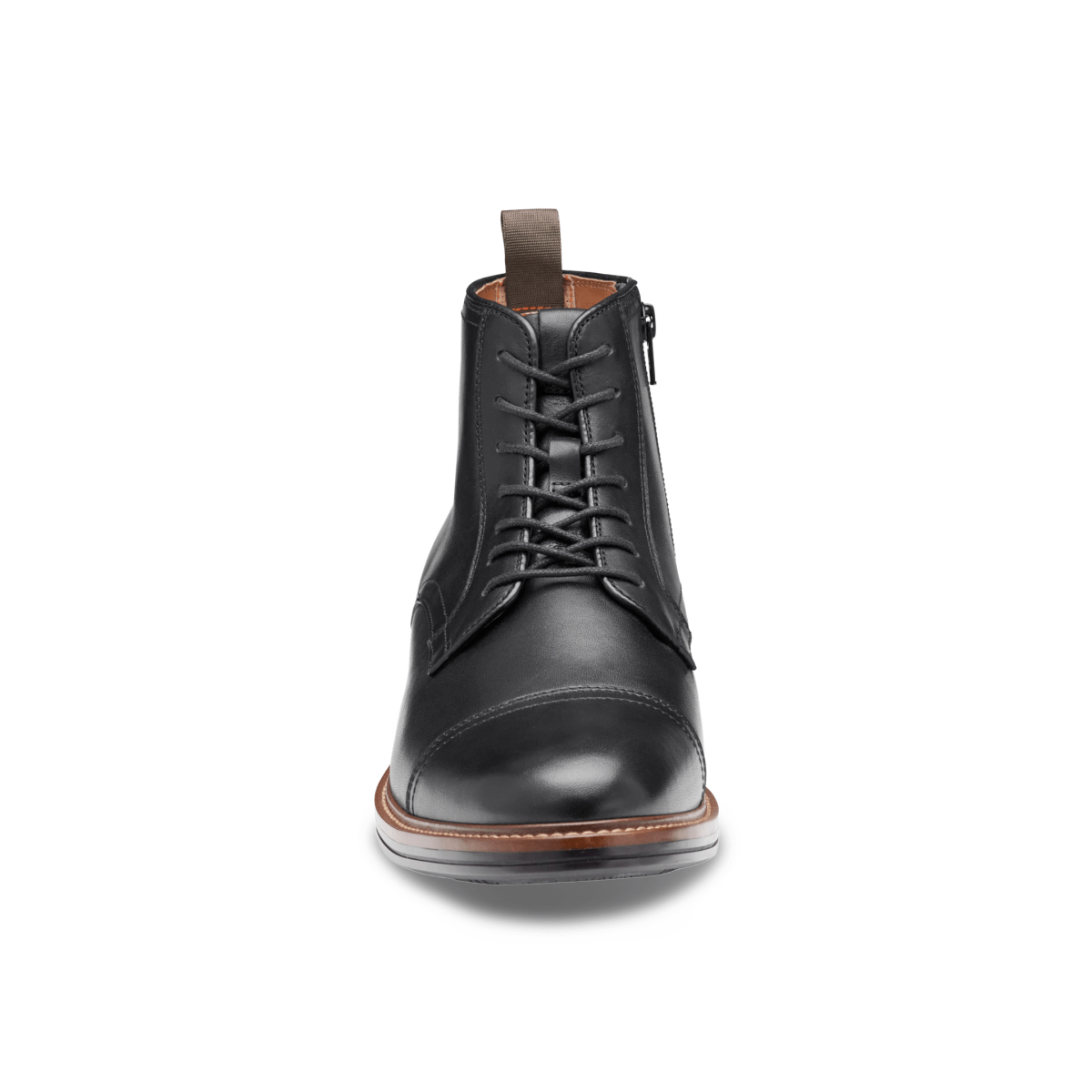 Johnston & Murphy Men's XC+ Durham Cap Toe Black Full Grain Leather Waterproof - 9025641 - Tip Top Shoes of New York