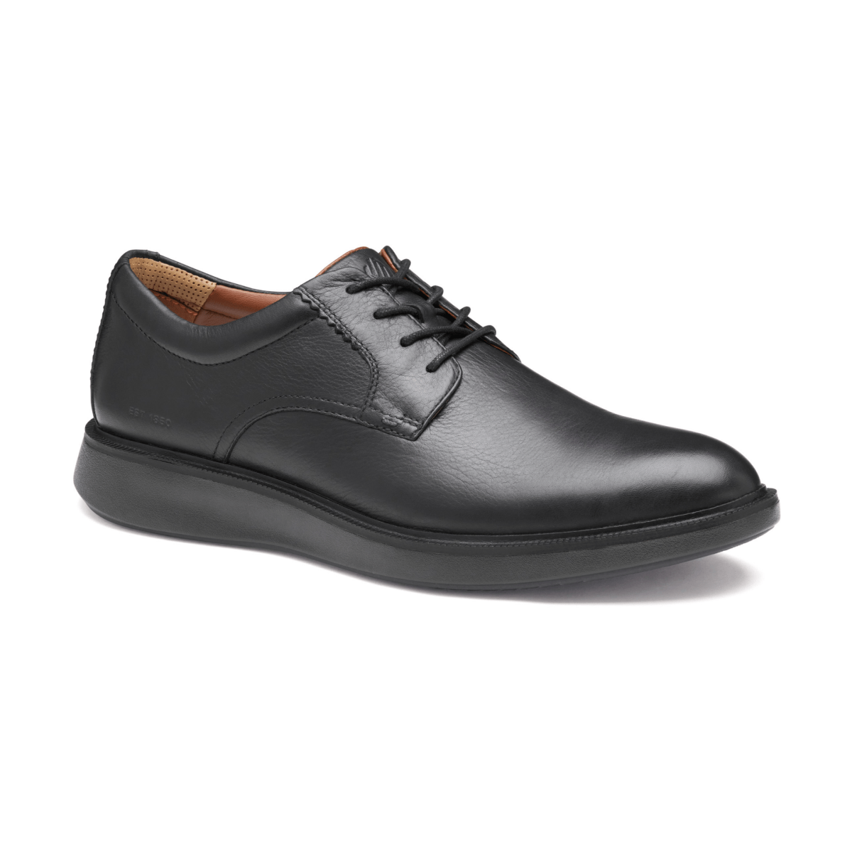 Johnston & Murphy Men's XC+ Parker Plain Toe Black Full Grain Leather Waterproof - 9025656 - Tip Top Shoes of New York