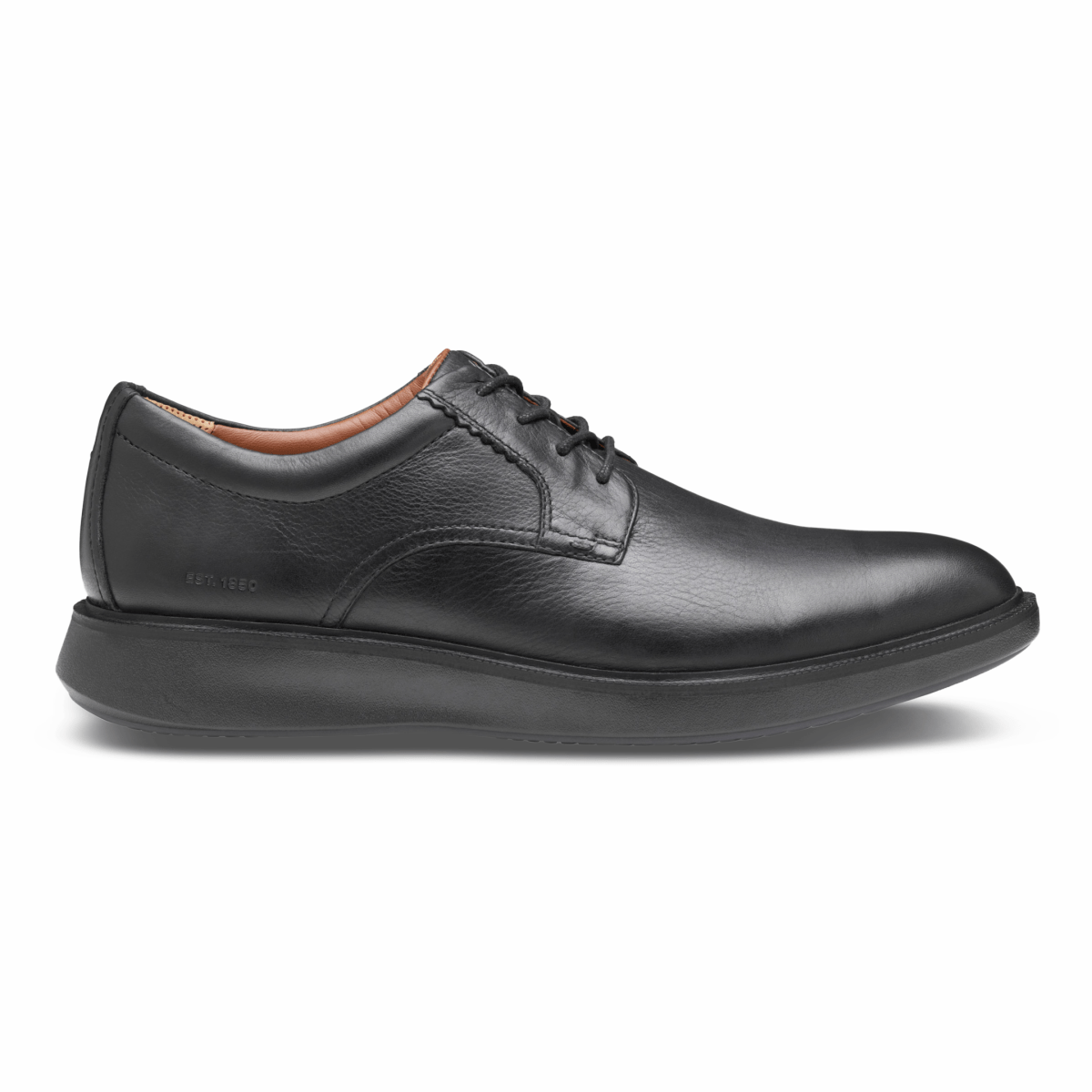 Johnston & Murphy Men's XC+ Parker Plain Toe Black Full Grain Leather Waterproof - 9025656 - Tip Top Shoes of New York