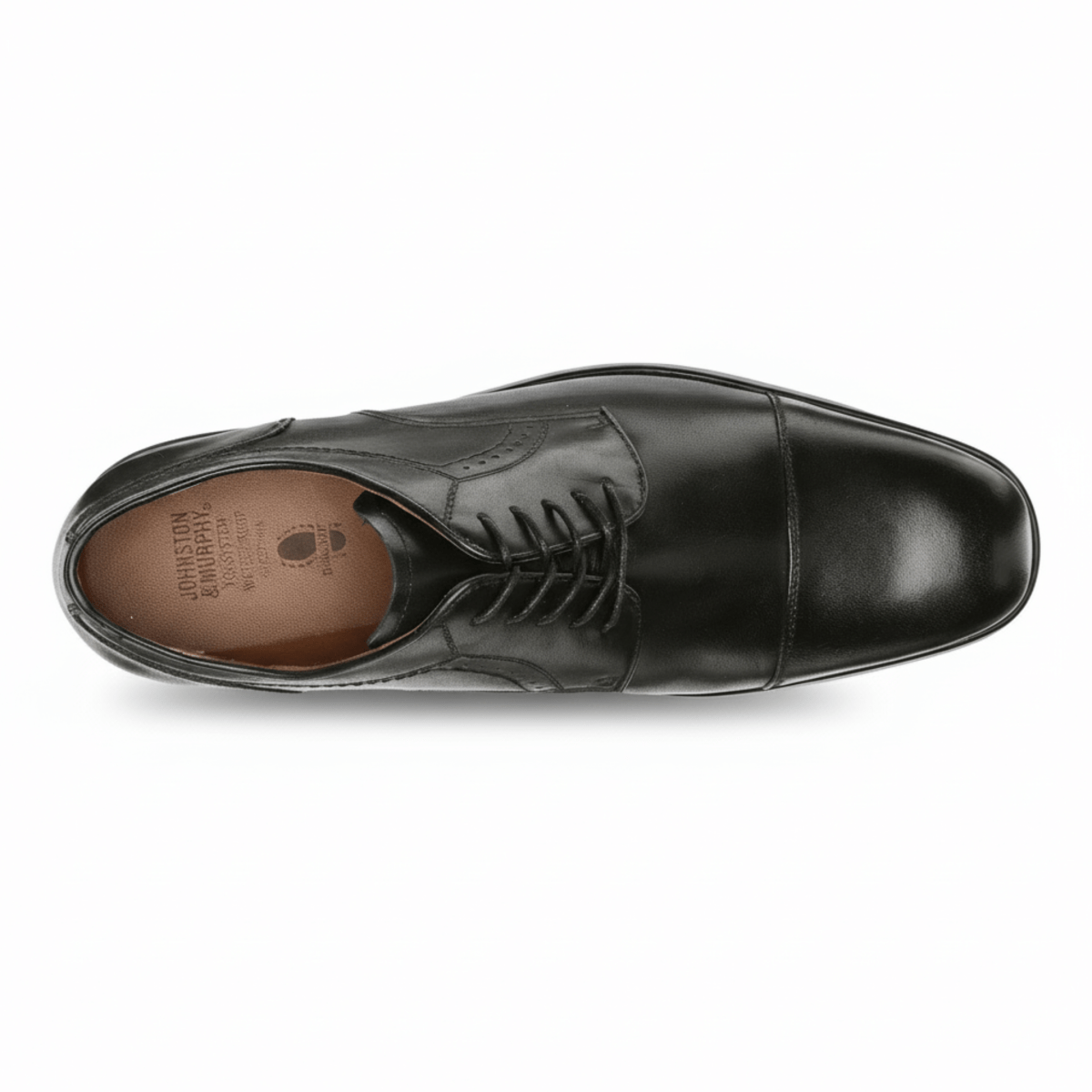 Johnston & Murphy Men's XC4 Branning Cap Toe Black Waterproof - 9015250 - Tip Top Shoes of New York