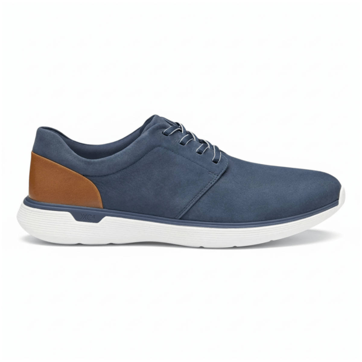 Johnston & Murphy Men's XC4 Prentiss 2.0 Navy Waterproof Tumbled Nubuck - 3018652 - Tip Top Shoes of New York