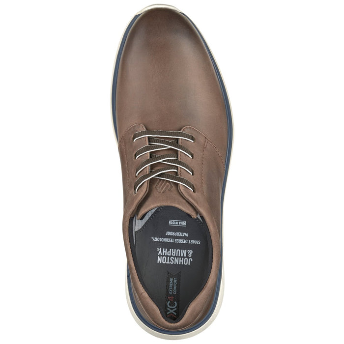 Johnston & Murphy Men's XC4 Prentiss 2.0 Stone Oiled Waterproof Full Grain - 3018696 - Tip Top Shoes of New York