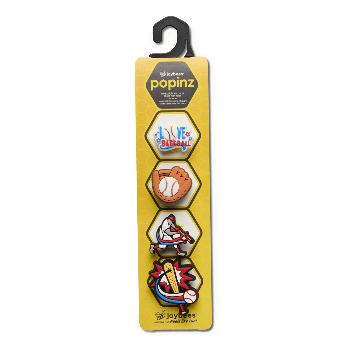 Joybees Baseball Popinz Multicolor 4 Pack - 1103997 - Tip Top Shoes of New York