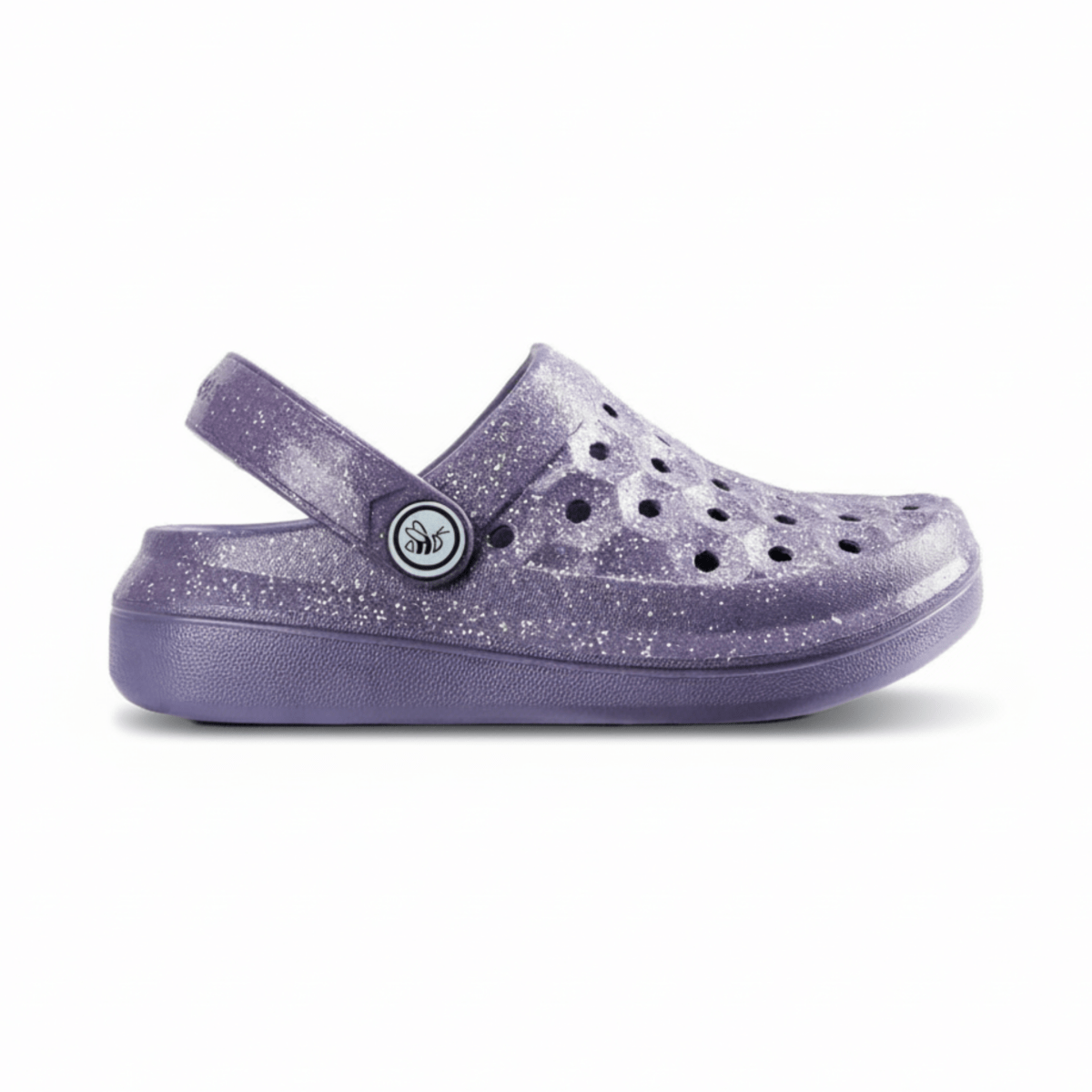 Joybees GS (Grade School) Varsity Clog Glitter Purple - 1084652 - Tip Top Shoes of New York