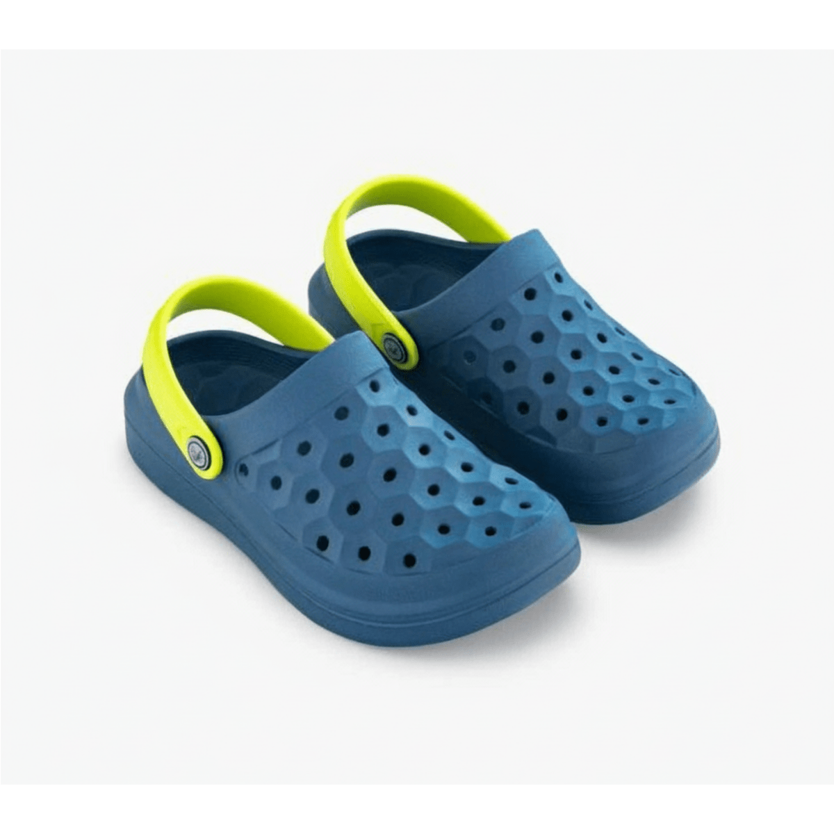 Joybees Toddlers' (Sizes 6 - 12) Varsity Clog Midnight Teal/Citrus - 1079769 - Tip Top Shoes of New York