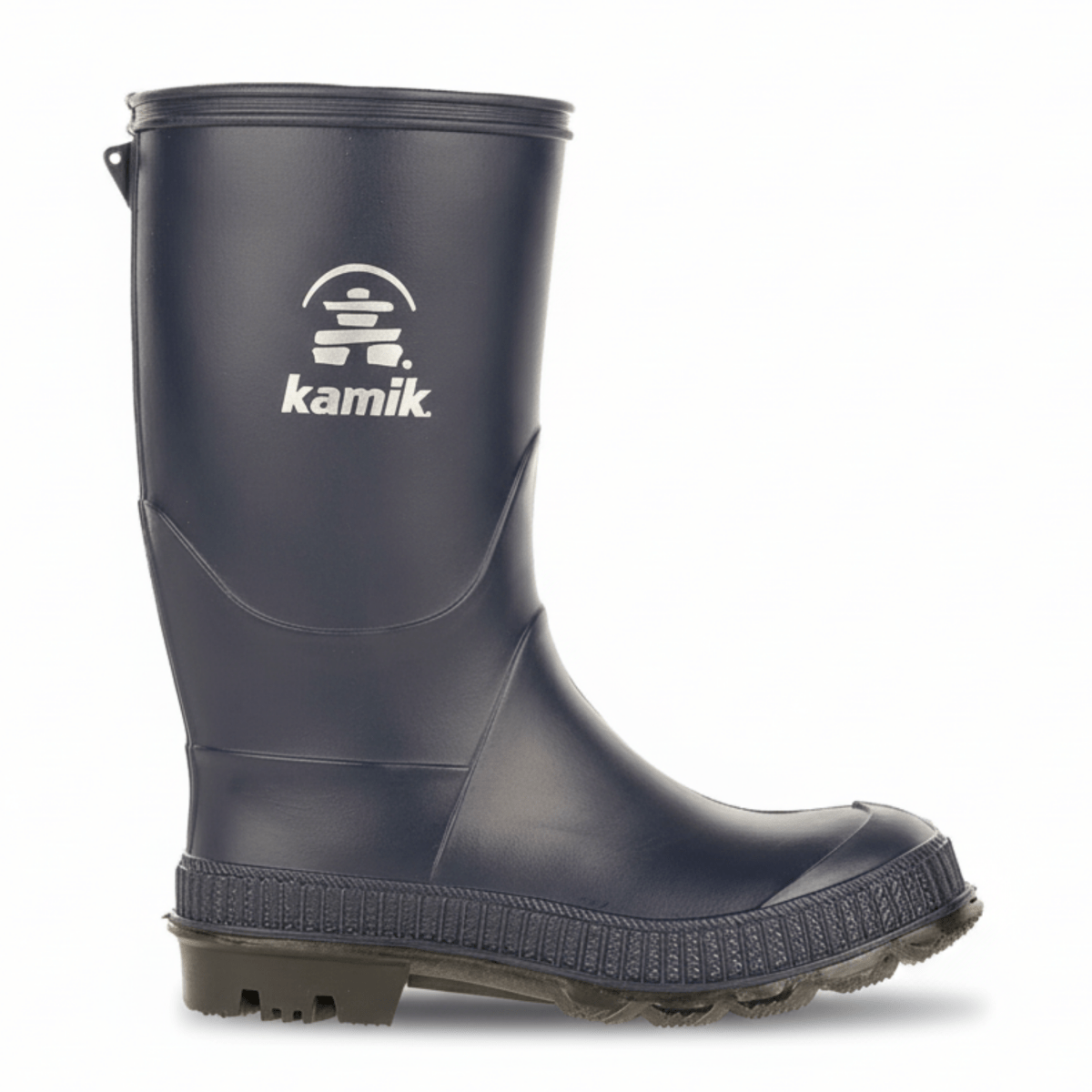 Kamik Kid's Stomp Waterproof Navy Rubber (Sizes 1 - 6) - 404547109019 - Tip Top Shoes of New York