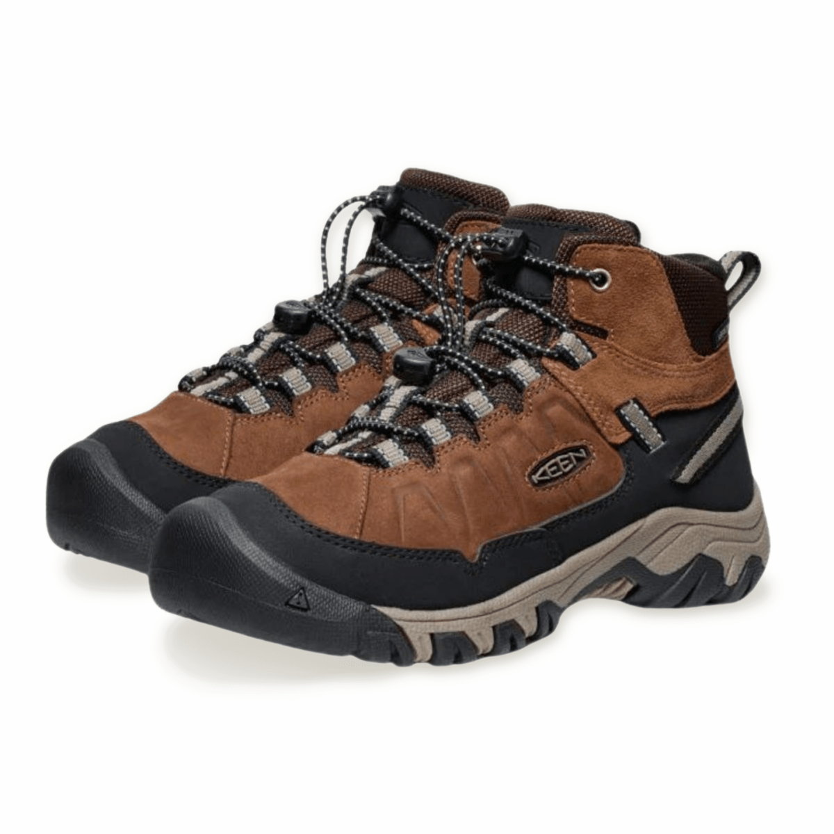 Keen Boy's (Grade School) Targhee IV Mid Waterproof Bison/Brindle - 1088449 - Tip Top Shoes of New York