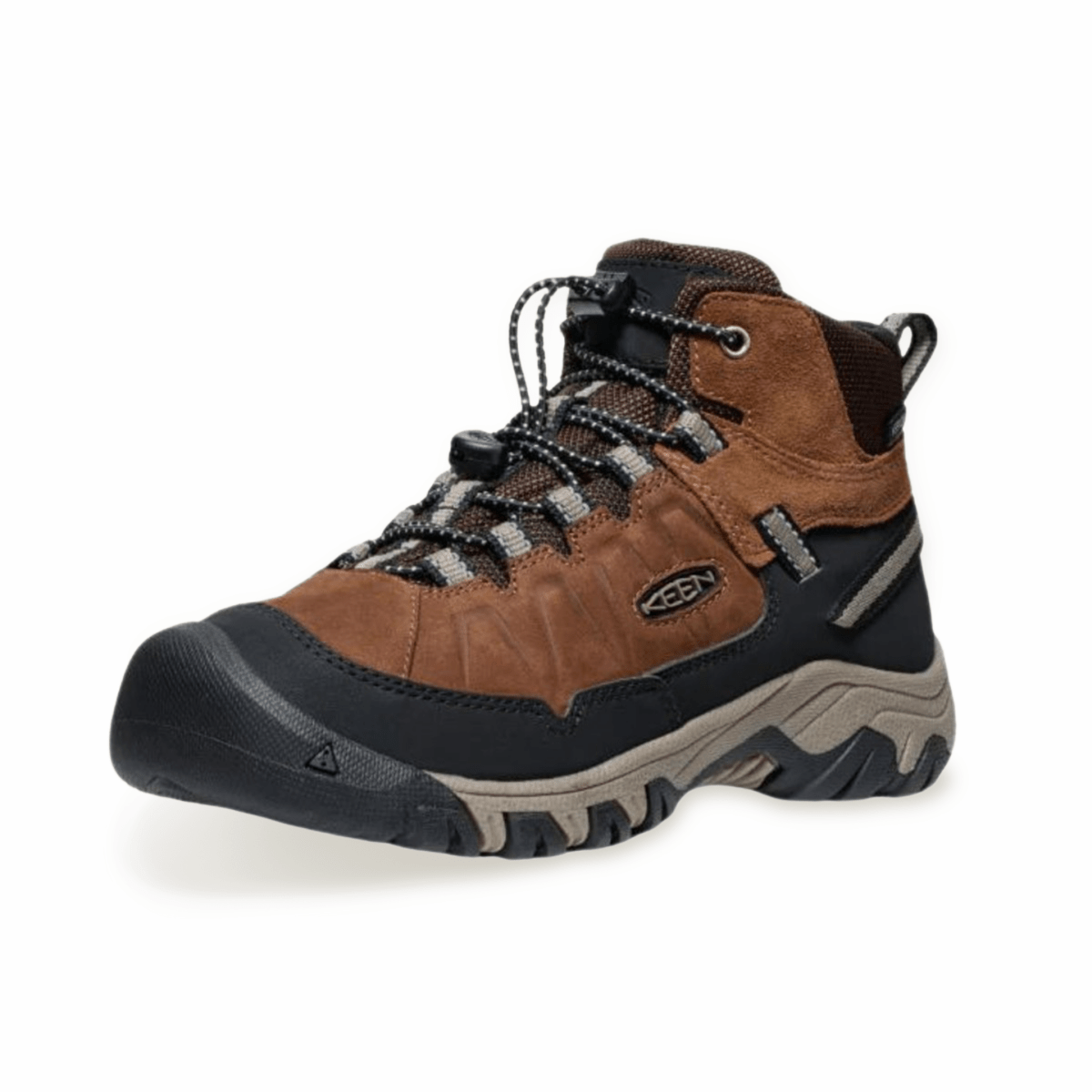 Keen Boy's (Grade School) Targhee IV Mid Waterproof Bison/Brindle - 1088449 - Tip Top Shoes of New York