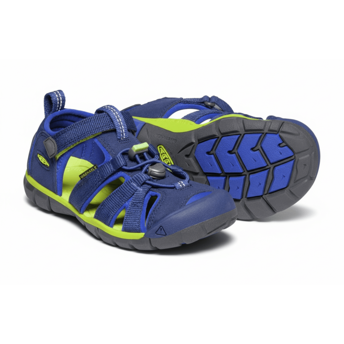 Keen Boys (Preschool) Seacamp II CNX Blue Depths/Chartreuse - 952058 - Tip Top Shoes of New York