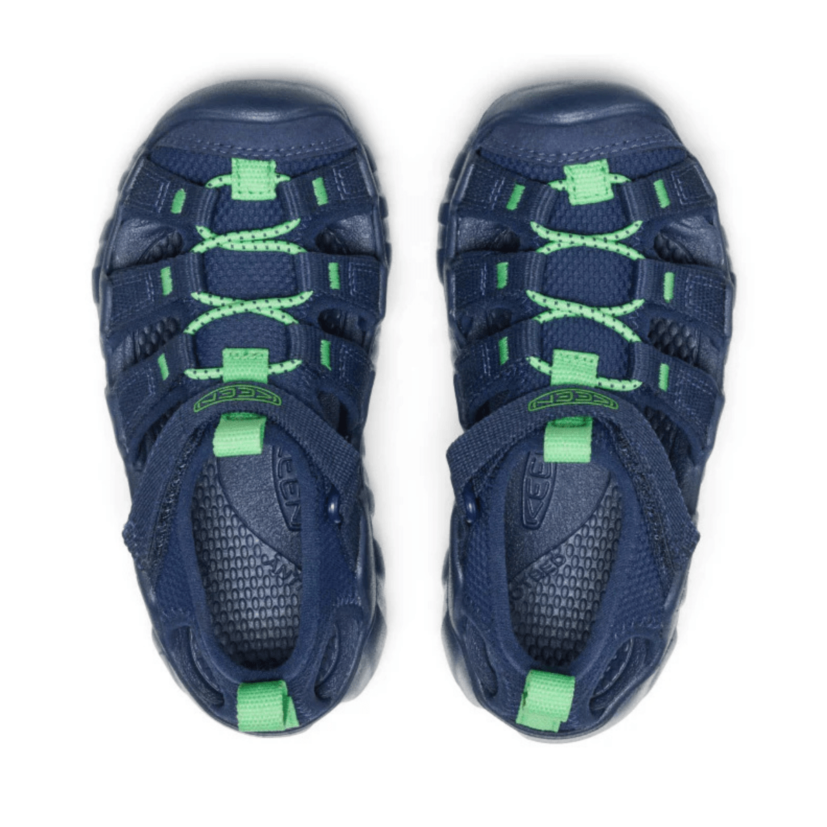 Keen Boys (Sizes 1 - 6) Hyperport H2 Naval Academy/Vibrant Green - 1105300 - Tip Top Shoes of New York