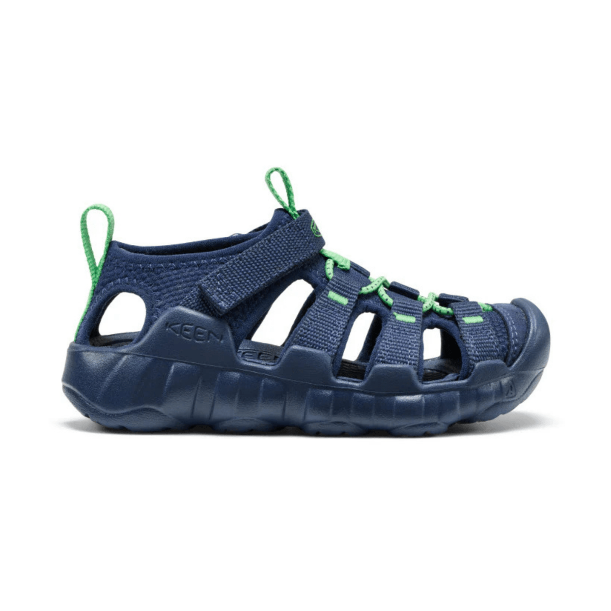Keen Boys (Sizes 1 - 6) Hyperport H2 Naval Academy/Vibrant Green - 1105300 - Tip Top Shoes of New York