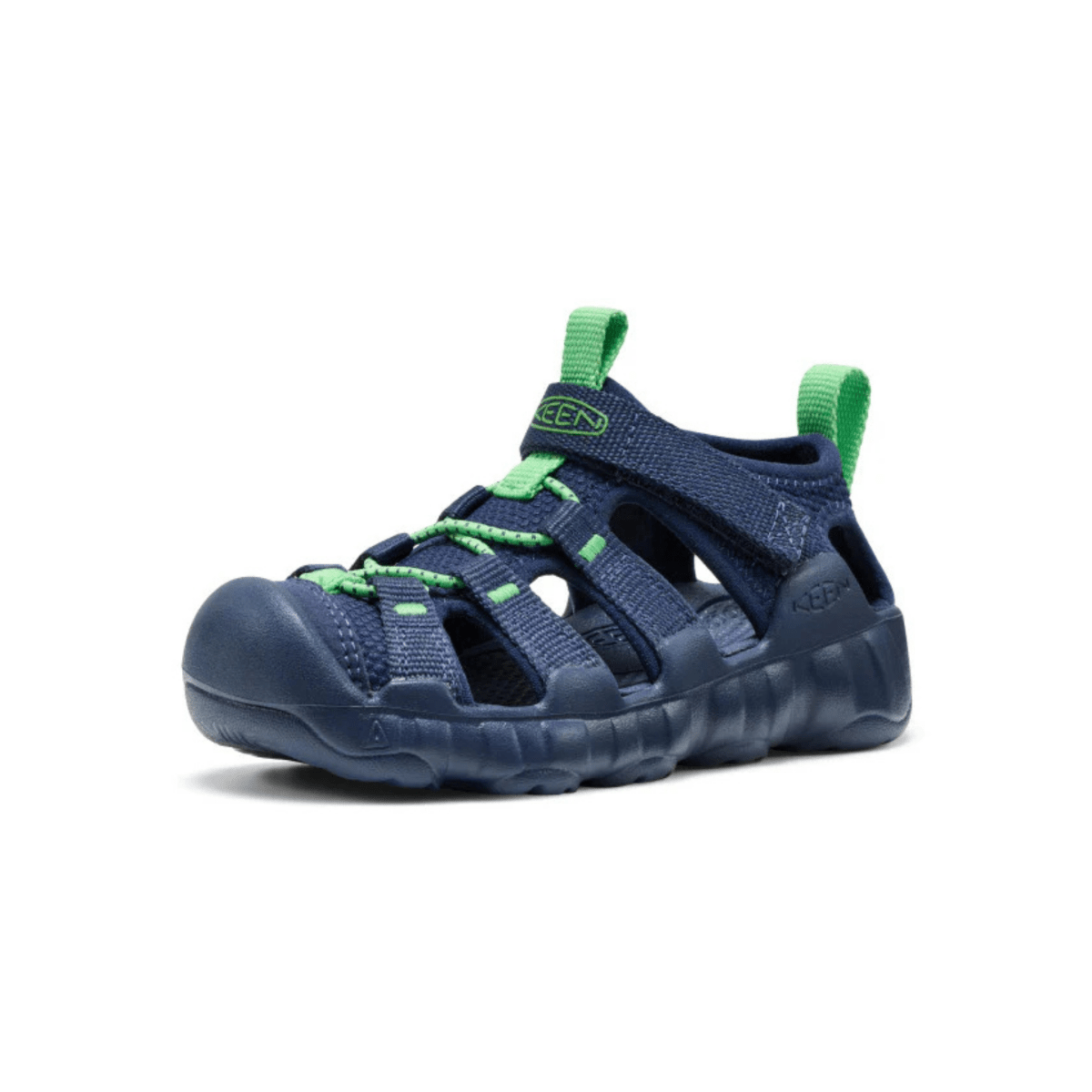 Keen Boys (Sizes 8 - 13) Hyperport H2 Naval Academy/Vibrant Green - 1105289 - Tip Top Shoes of New York