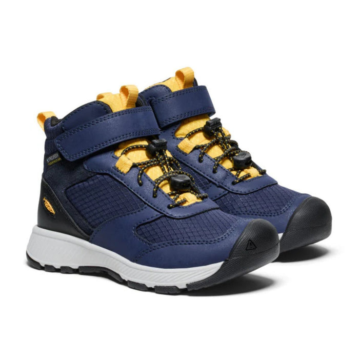 Keen Boy's Skua Mid Naval Academy/Yolk Yellow Waterproof - 1088457 - Tip Top Shoes of New York