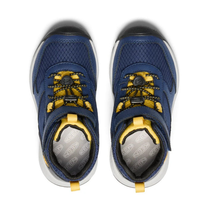 Keen Boy's Skua Mid Naval Academy/Yolk Yellow Waterproof - 1088457 - Tip Top Shoes of New York