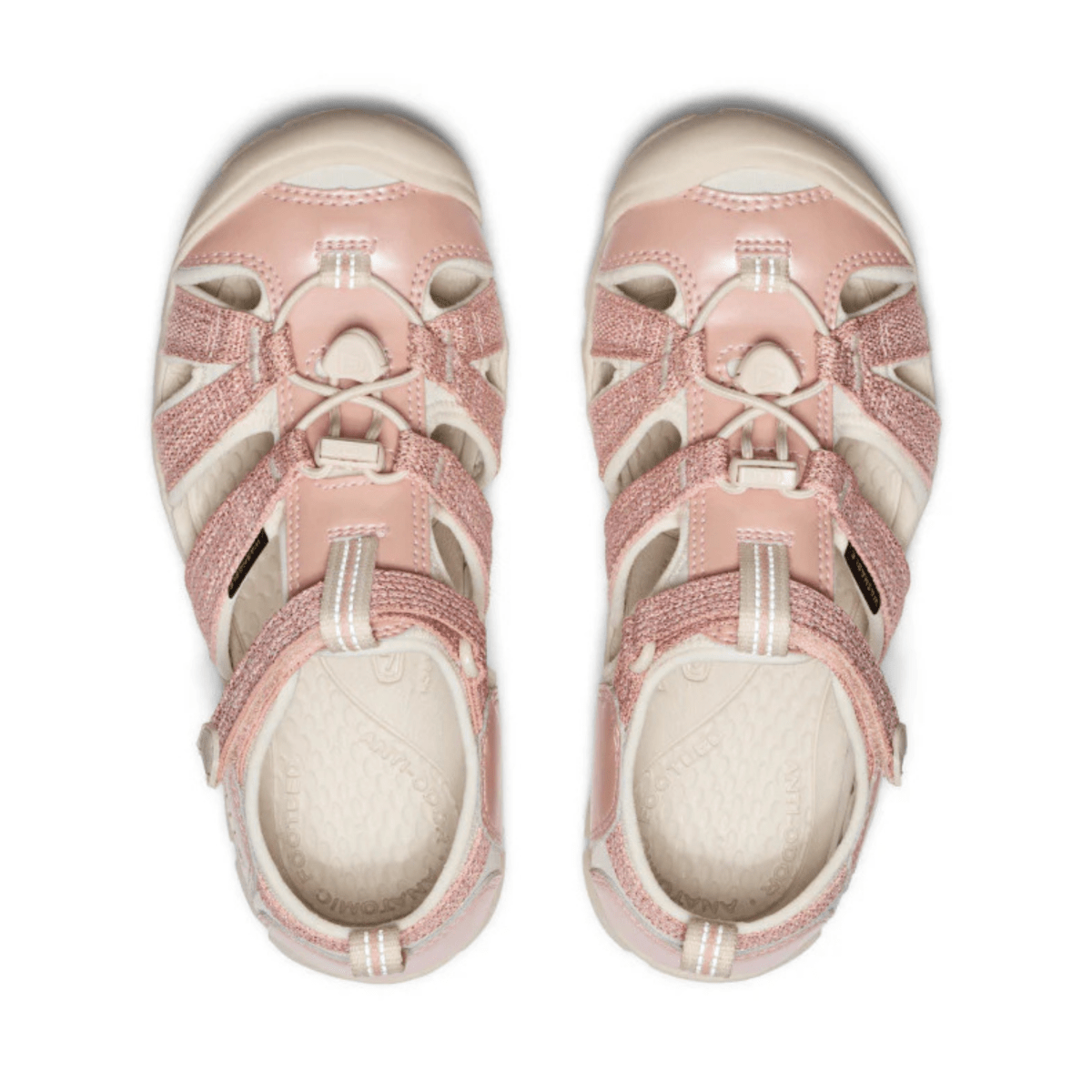 Keen Girls (Sizes 1 - 6) Seacamp II CNX Pink/Gold - 1105322 - Tip Top Shoes of New York
