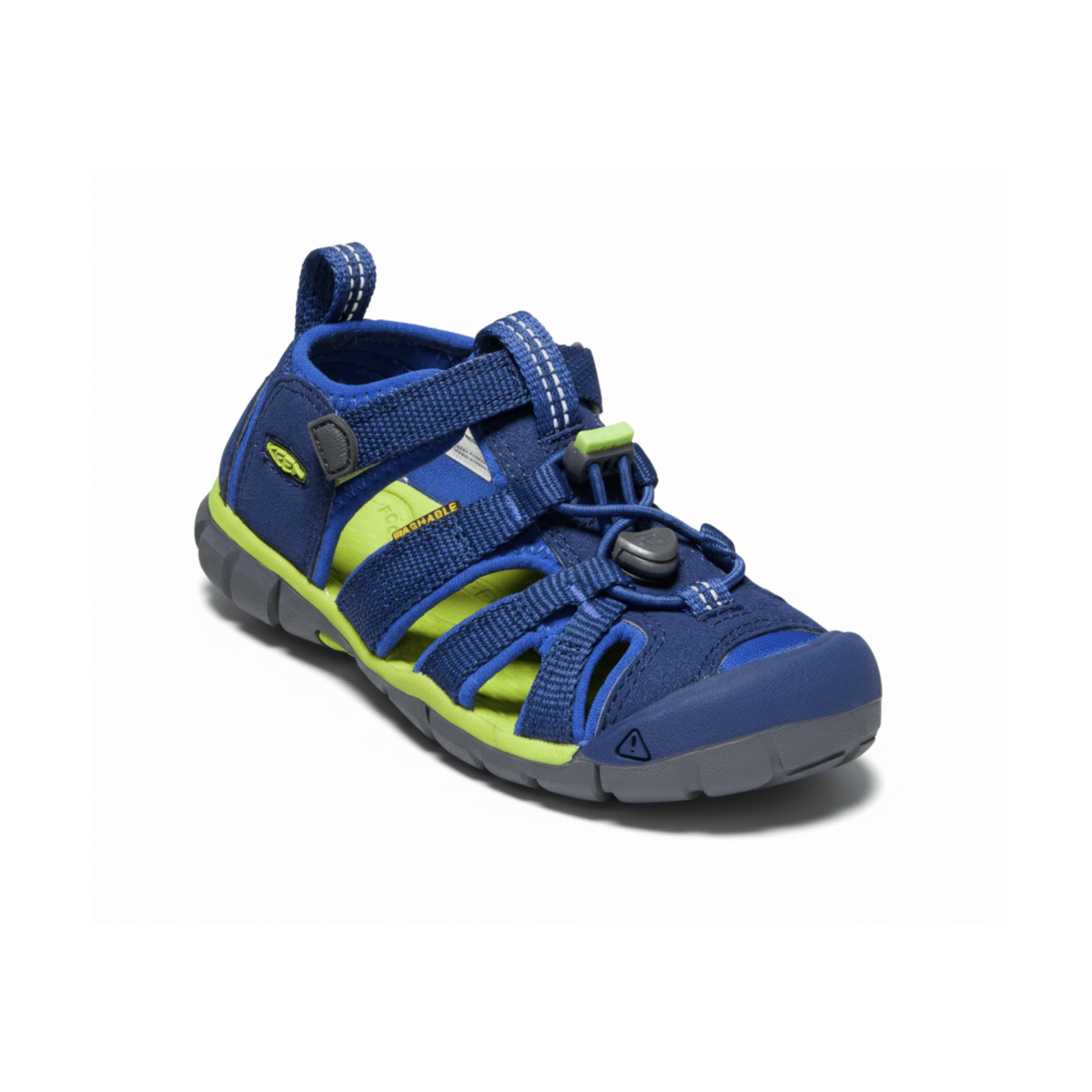 Keen Kids (Grade School) Seacamp II CNX Blue Depths/Chartreuse - 952040 - Tip Top Shoes of New York