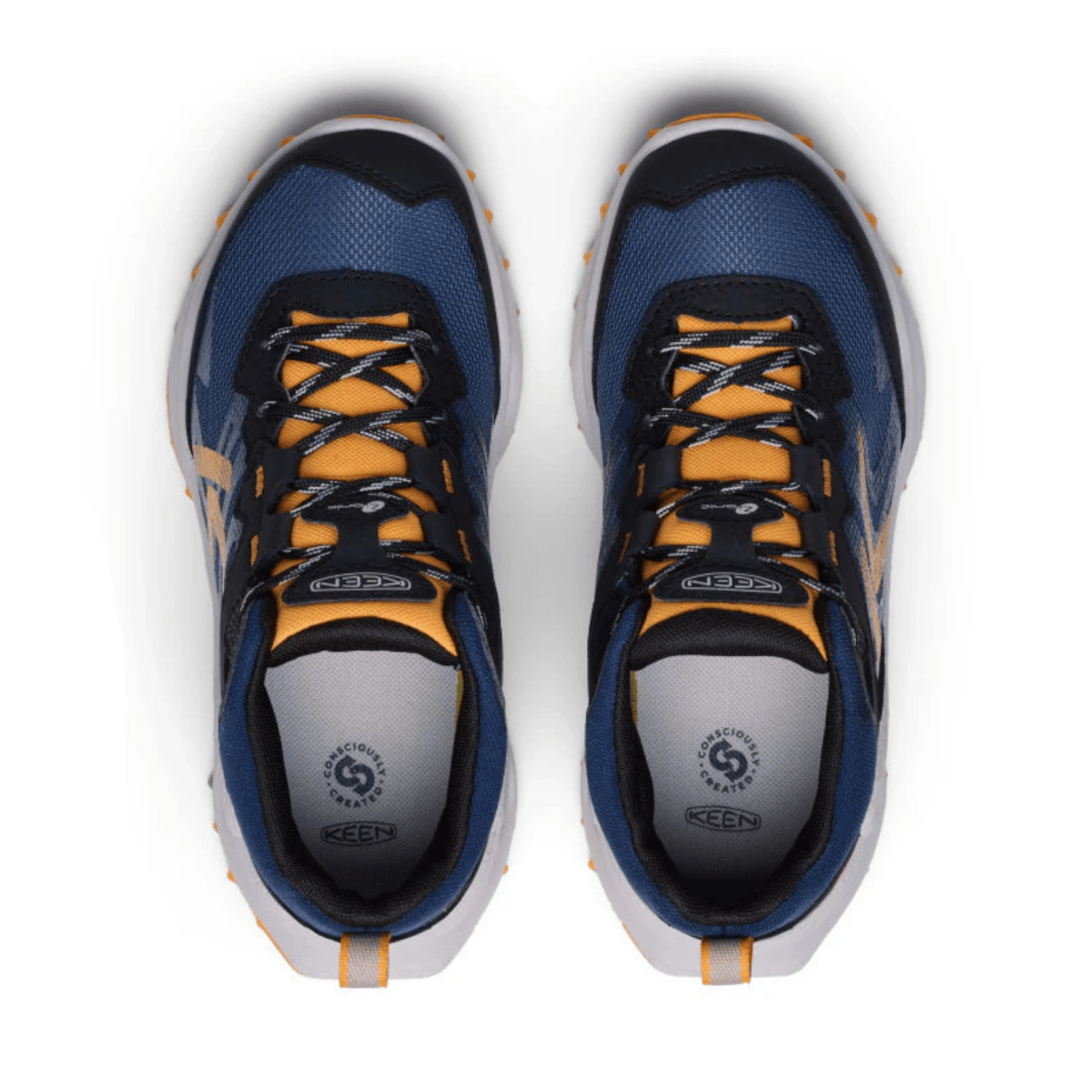 Keen Kids' (Grade School) Zionic Mid Navy/Yellow Waterproof - 1101018 - Tip Top Shoes of New York