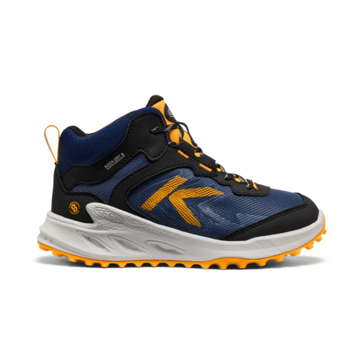 Keen Kids' (Grade School) Zionic Mid Navy/Yellow Waterproof - 1101018 - Tip Top Shoes of New York