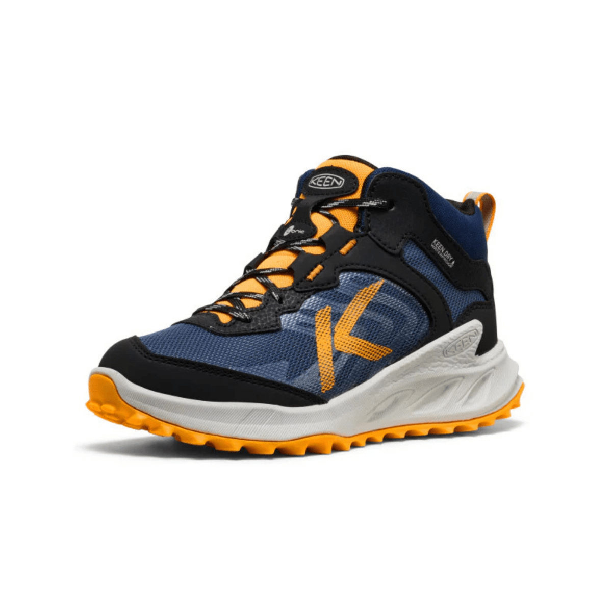 Keen Kids' (Grade School) Zionic Mid Navy/Yellow Waterproof - 1101018 - Tip Top Shoes of New York
