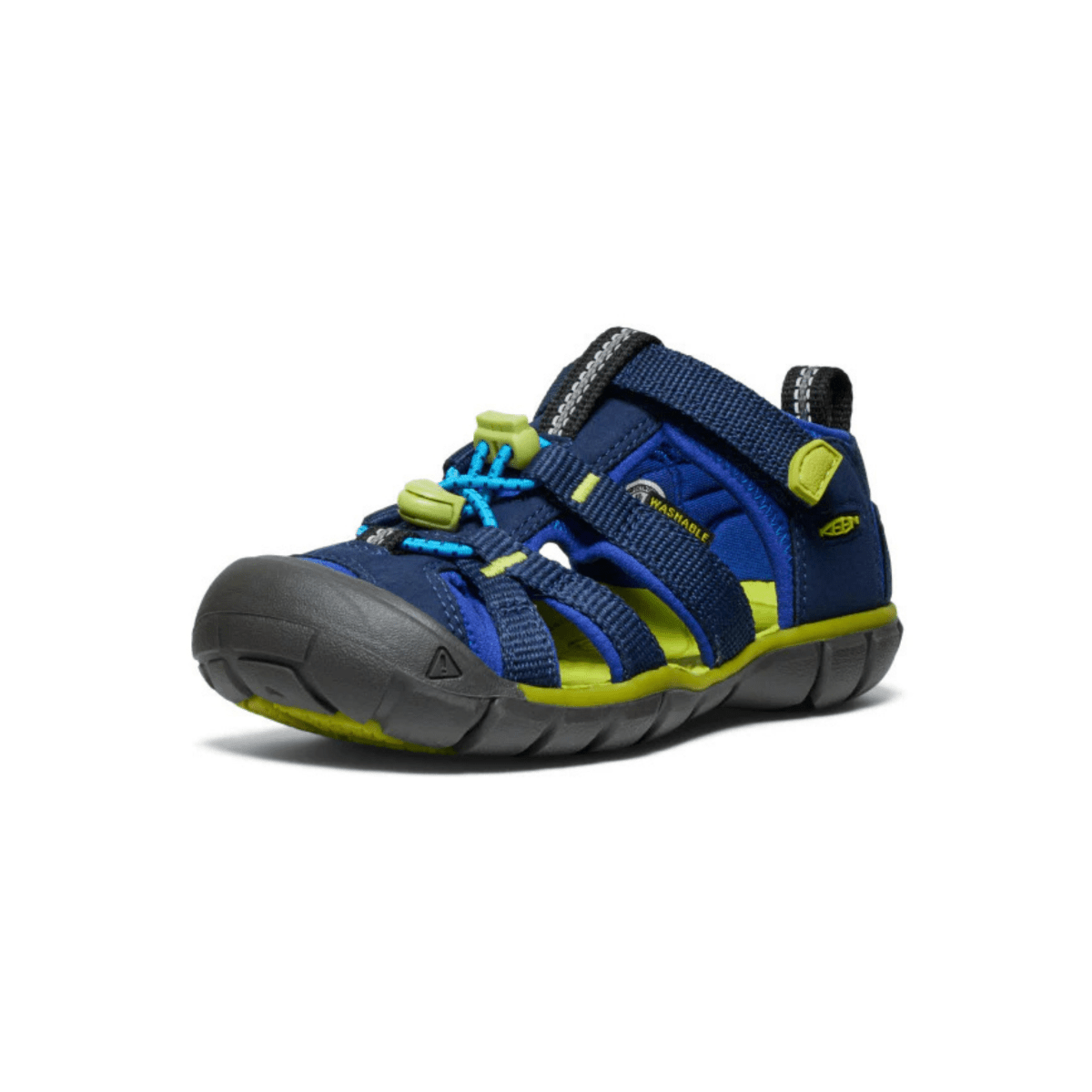 Keen Kid's (Preschool) Seacamp II CNX Naval Academy/Chartreuse - 1095372 - Tip Top Shoes of New York