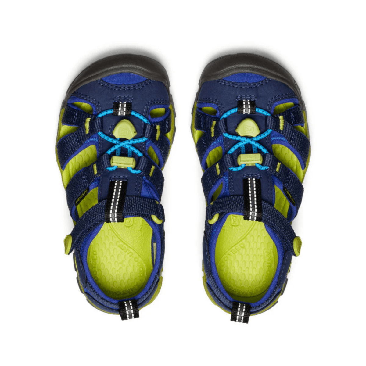 Keen Kid's (Preschool) Seacamp II CNX Naval Academy/Chartreuse - 1095372 - Tip Top Shoes of New York