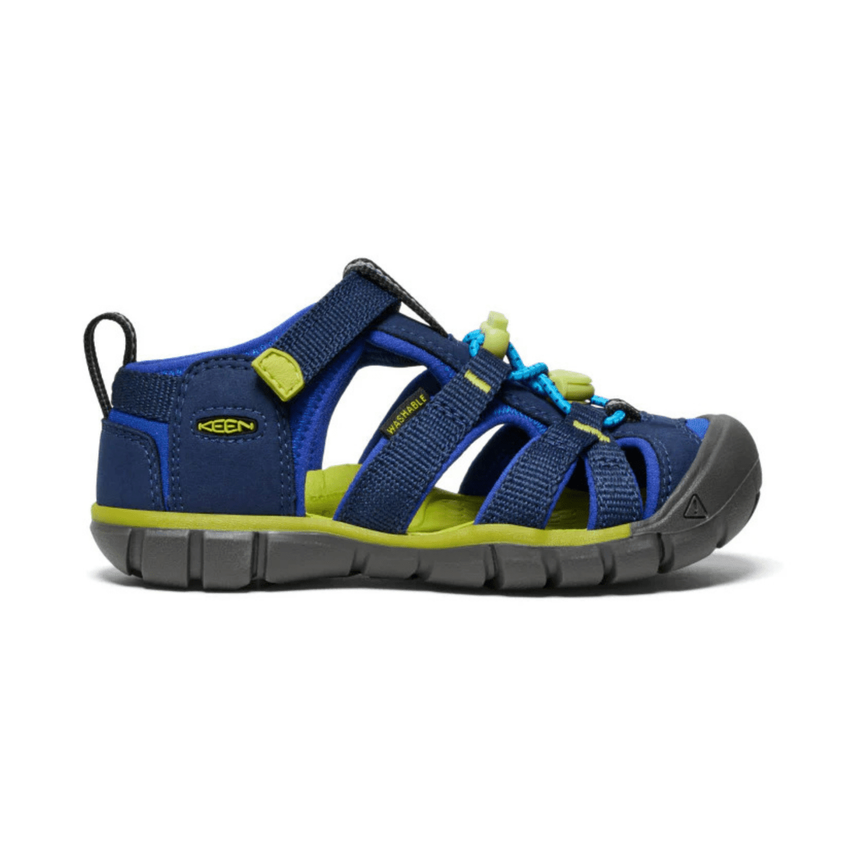 Keen Kid's (Preschool) Seacamp II CNX Naval Academy/Chartreuse - 1095372 - Tip Top Shoes of New York