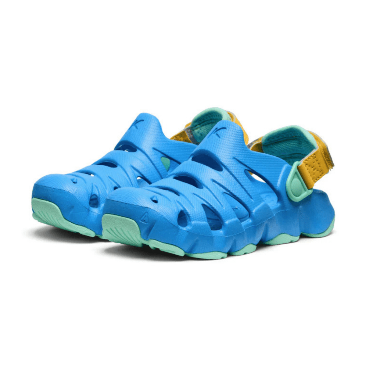 Keen Kids (Sizes 1 - 5) HyperFLT Clog Azure Blue/Daffodil - 1105258 - Tip Top Shoes of New York