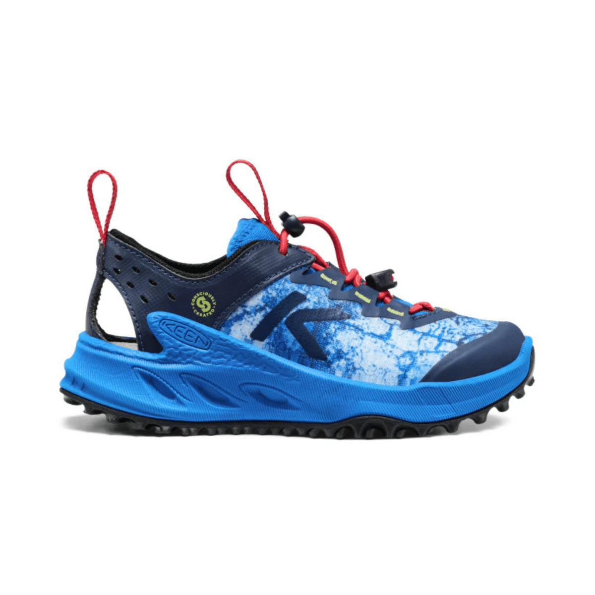 Keen Kids Zionic ADV Sandal Precious Blue/Racing Red - 1105204 - Tip Top Shoes of New York