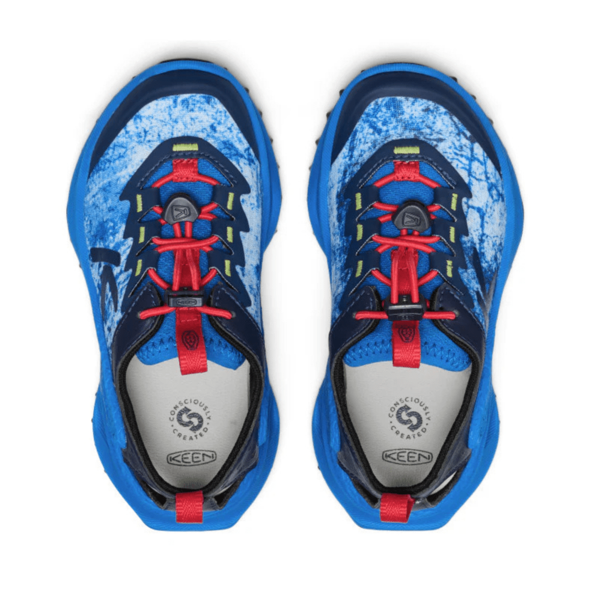 Keen Kids Zionic ADV Sandal Precious Blue/Racing Red - 1105204 - Tip Top Shoes of New York