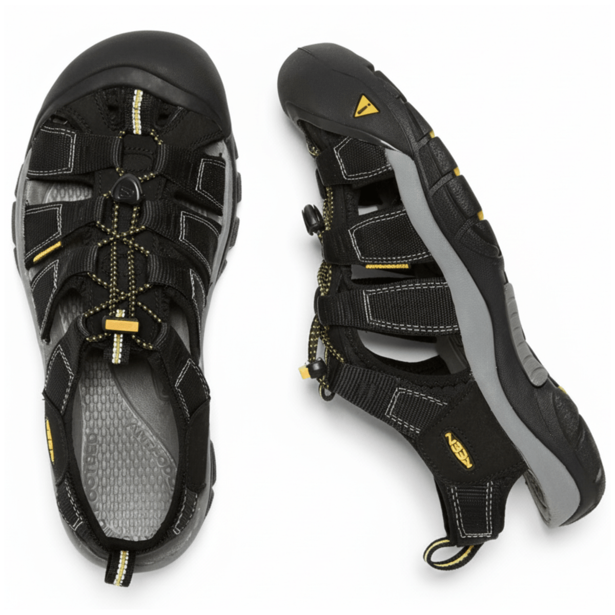 Keen Men's Newport H2 Black Fabric Water Friendly - 402470203019 - Tip Top Shoes of New York