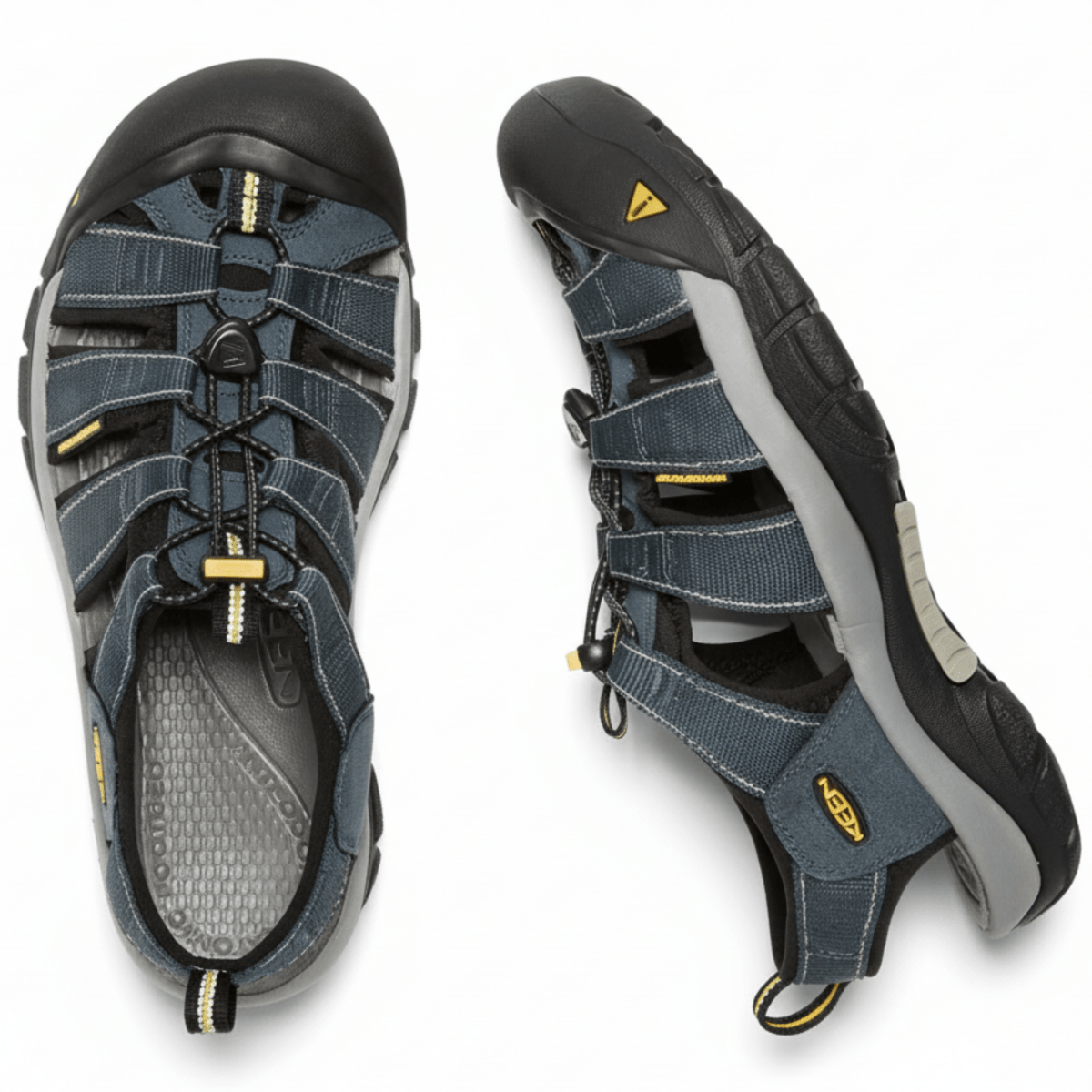 Keen Men's Newport H2 Navy/Grey Fabric Water Friendly - 403063603018 - Tip Top Shoes of New York