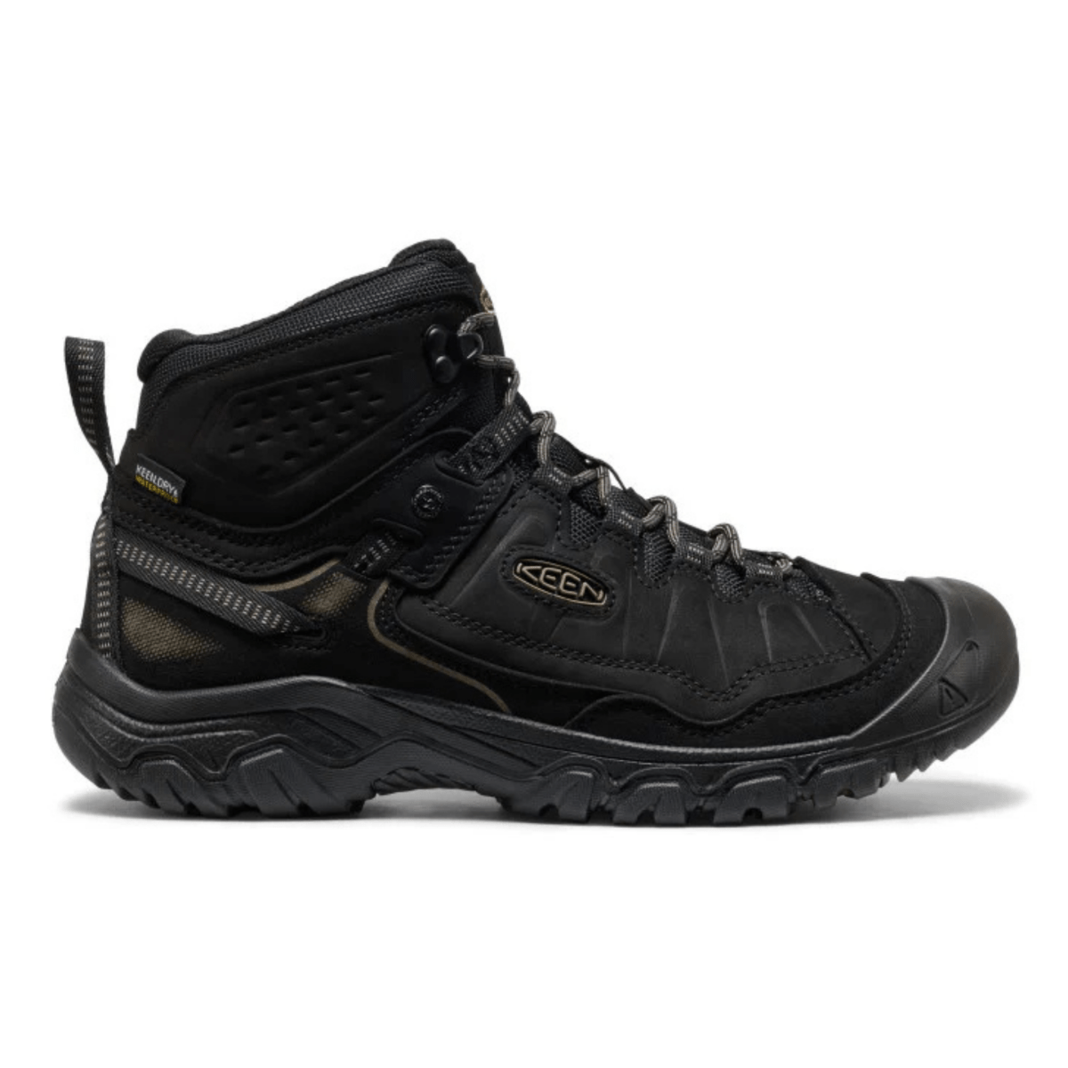 Keen Men's Targhee IV Mid Triple Black Waterproof - 9026684 - Tip Top Shoes of New York