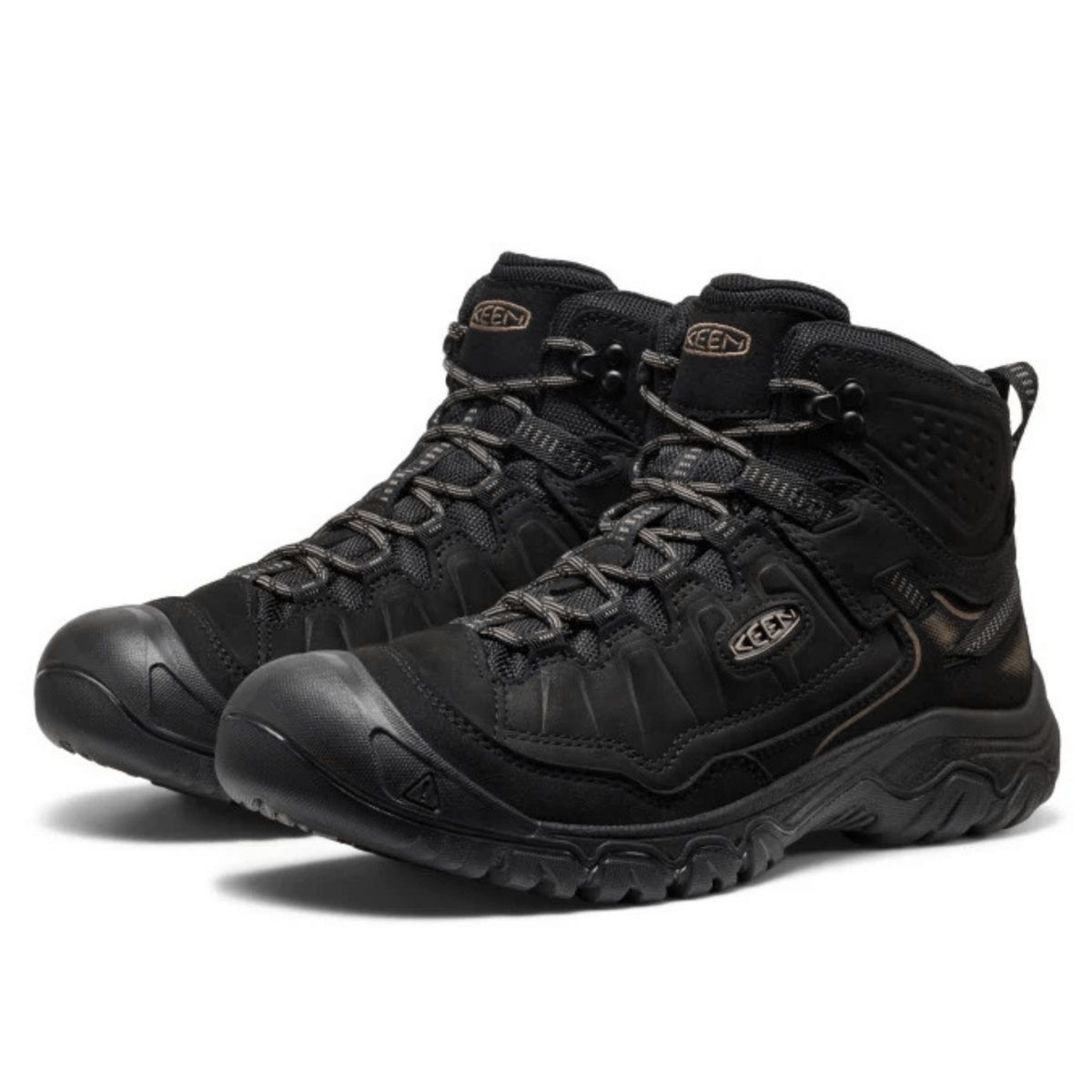 Keen Men's Targhee IV Mid Triple Black Waterproof - 9026684 - Tip Top Shoes of New York