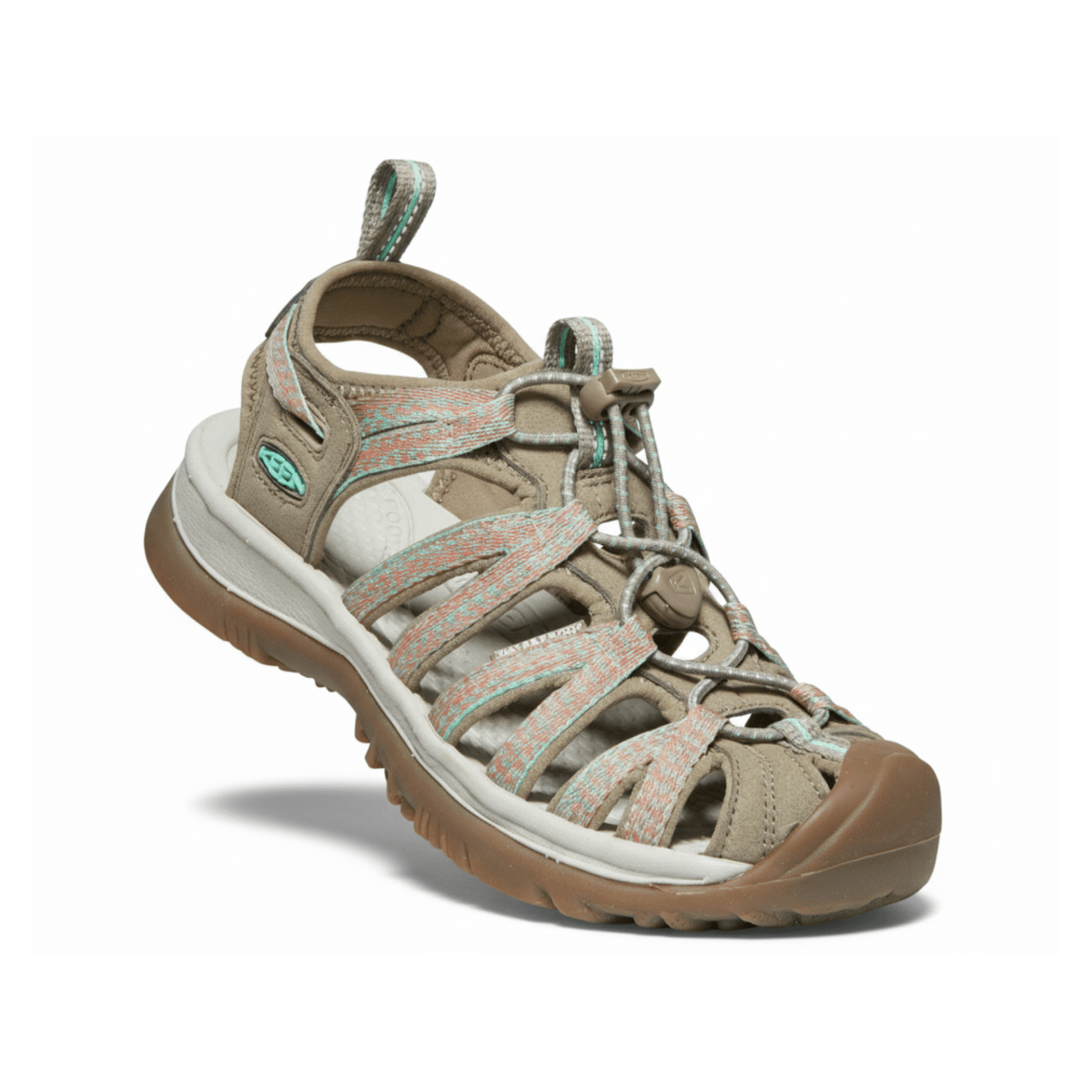 Keen Women's Whisper Taupe/Coral - 10008778 - Tip Top Shoes of New York