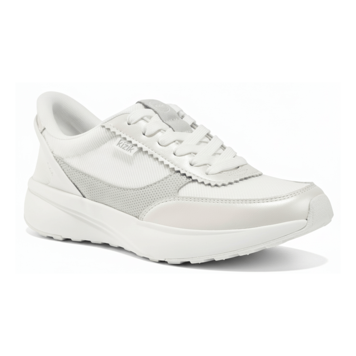 Kizik Women's Paris Metallic White - 9019057 - Tip Top Shoes of New York