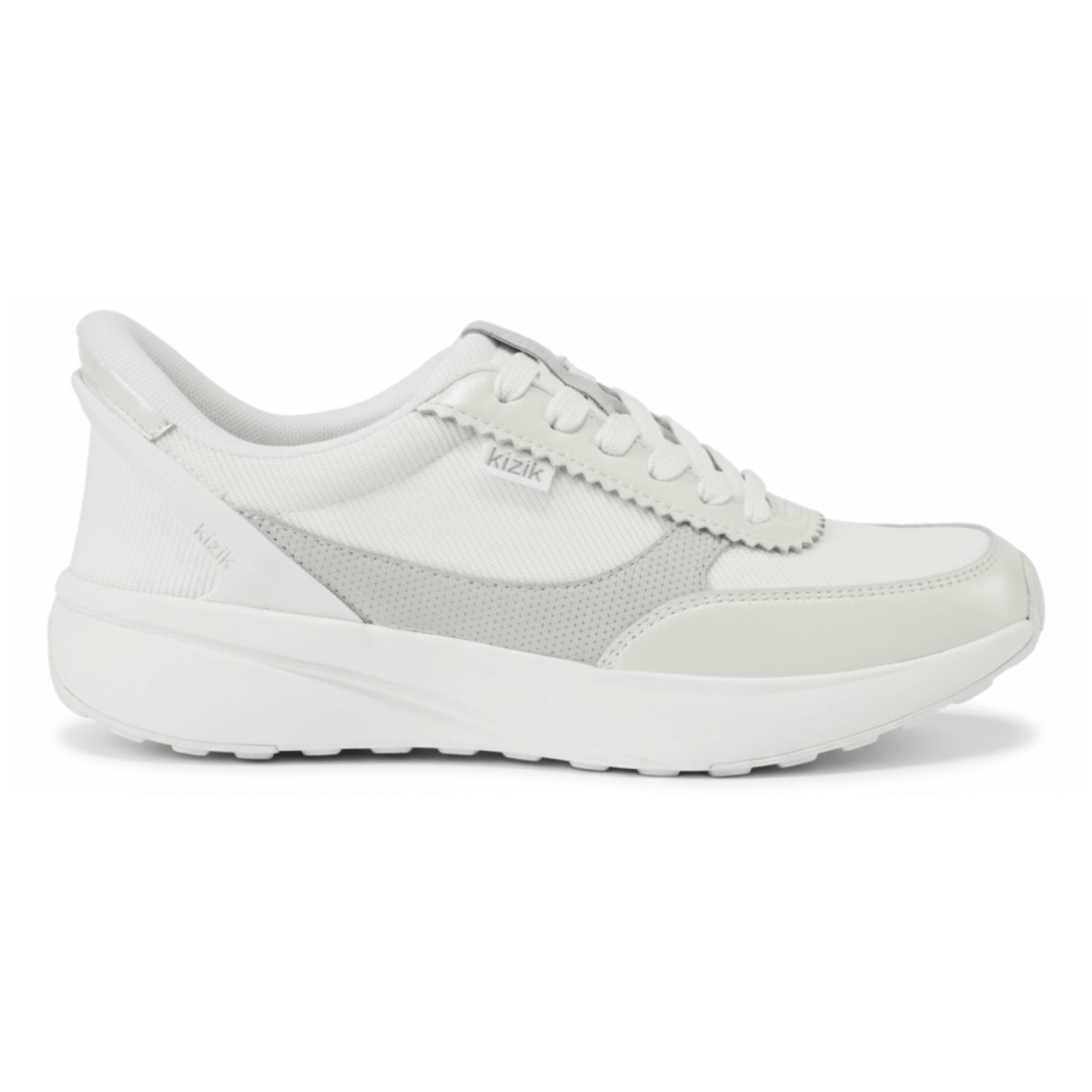 Kizik Women's Paris Metallic White - 9019057 - Tip Top Shoes of New York