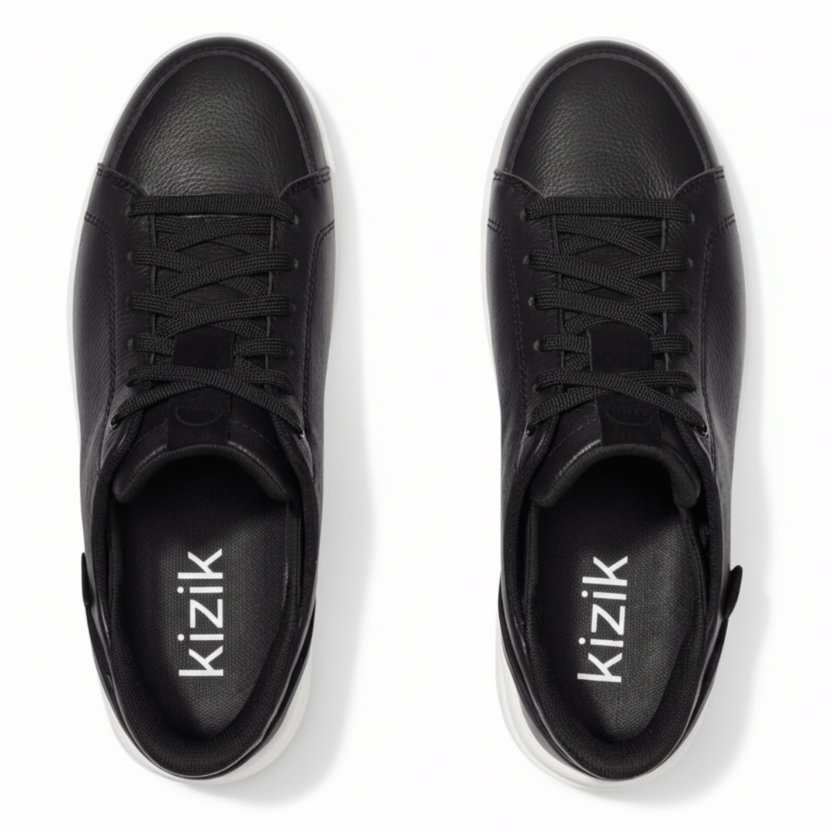 Kizik Women's Sydney Black Leather - 9017419 - Tip Top Shoes of New York