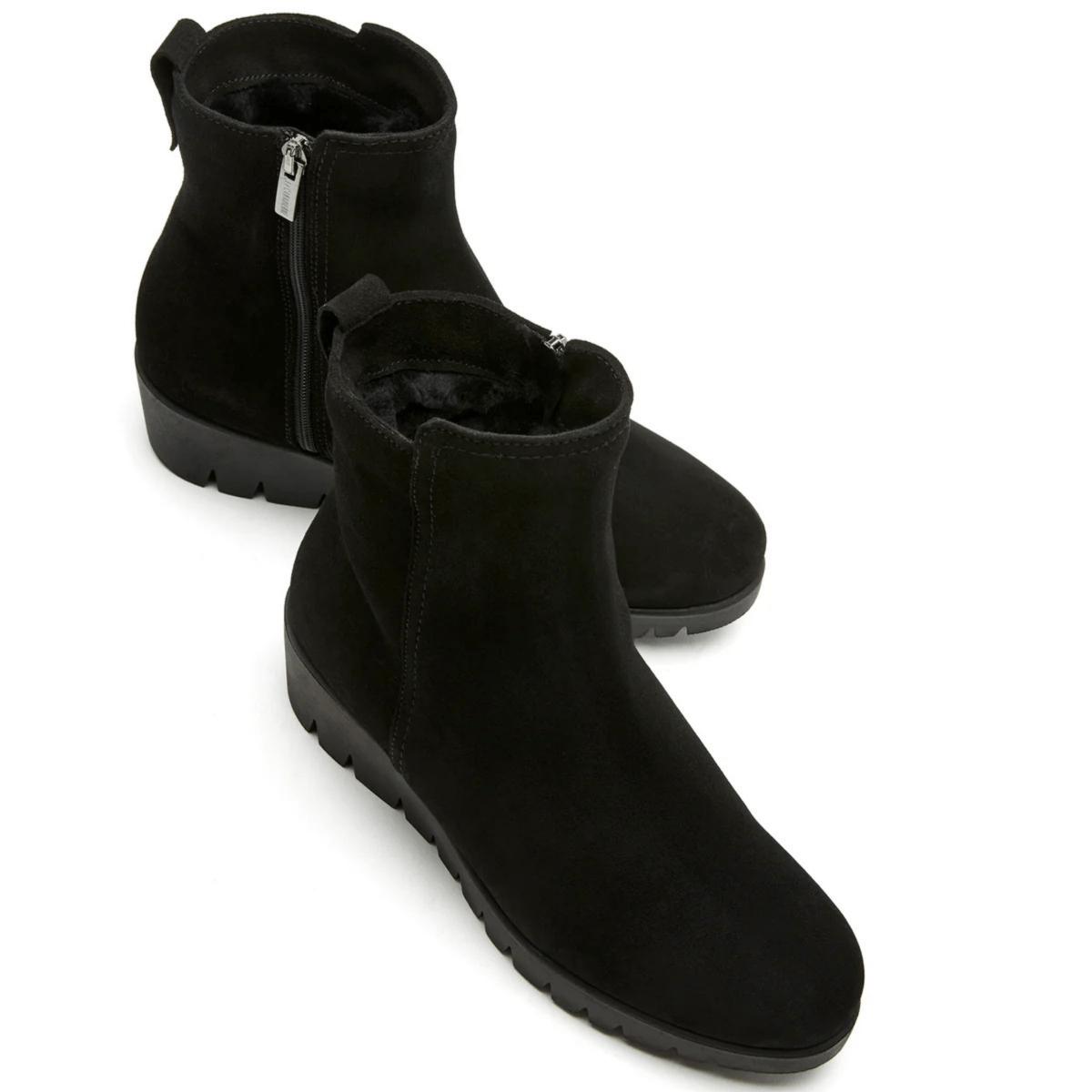 La Canadienne Women's Teagan Black Suede Waterproof - 9025188 - Tip Top Shoes of New York