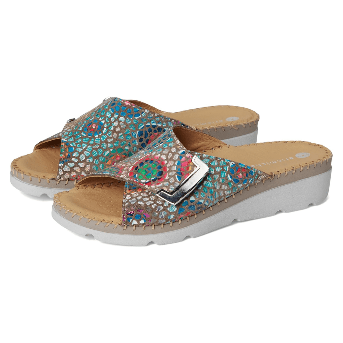 La Plume Women's Agua Mosaic Leather - 9030930 - Tip Top Shoes of New York