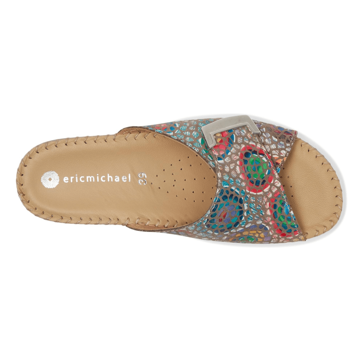La Plume Women's Agua Mosaic Leather - 9030930 - Tip Top Shoes of New York