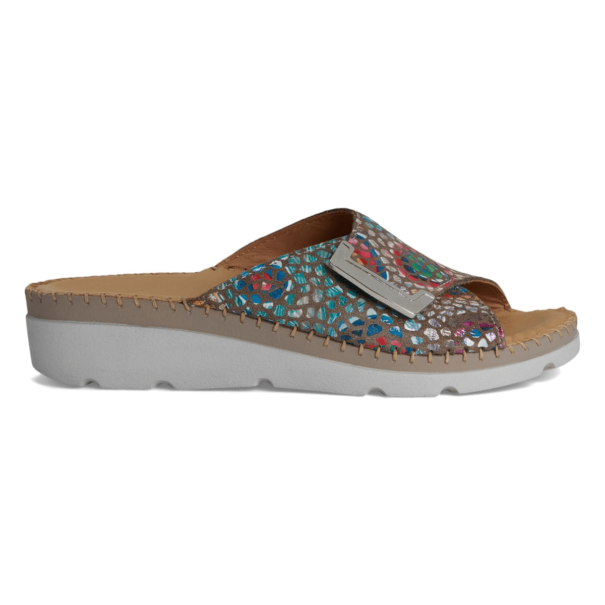 La Plume Women's Agua Mosaic Leather - 9030930 - Tip Top Shoes of New York