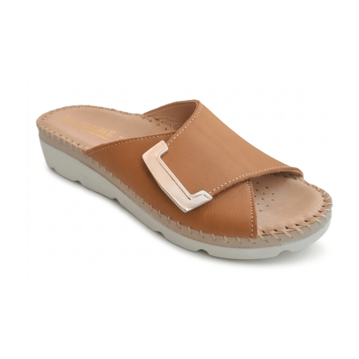 La Plume Women's Agua Tan Leather - 9030921 - Tip Top Shoes of New York
