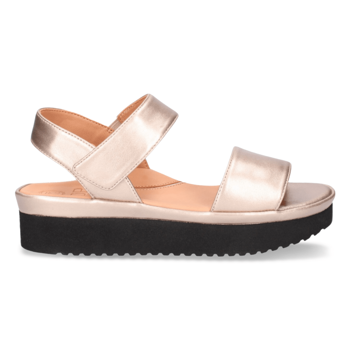 L'Amour Des Pieds Women's Abrilla Champagne Met Nappa - 9025530 - Tip Top Shoes of New York