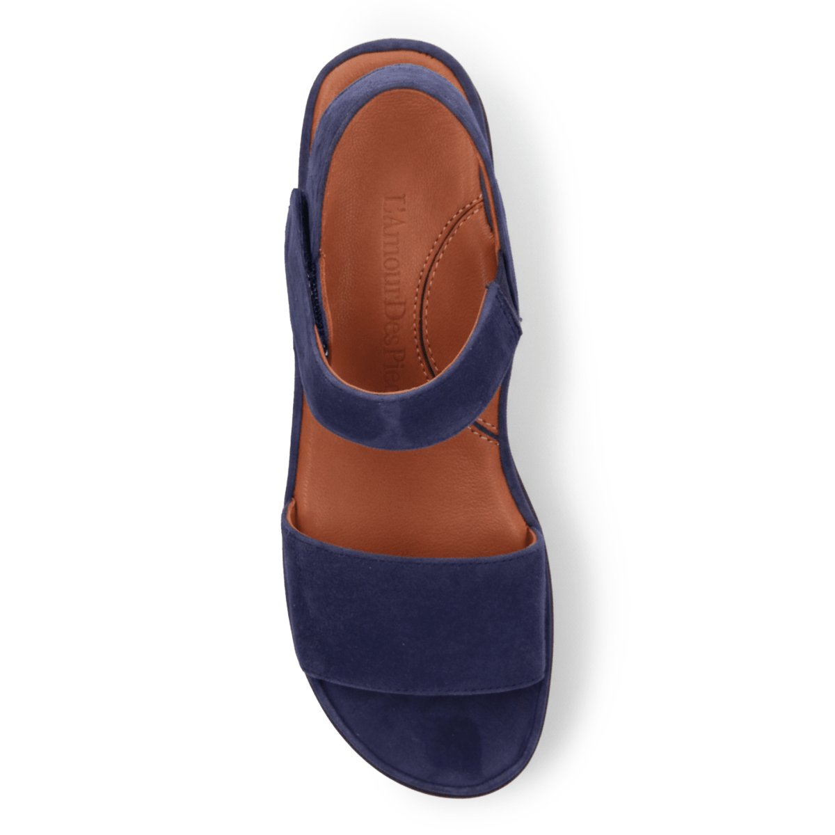 L'Amour Des Pieds Women's Abrilla Navy Kidsuede - 9034353 - Tip Top Shoes of New York