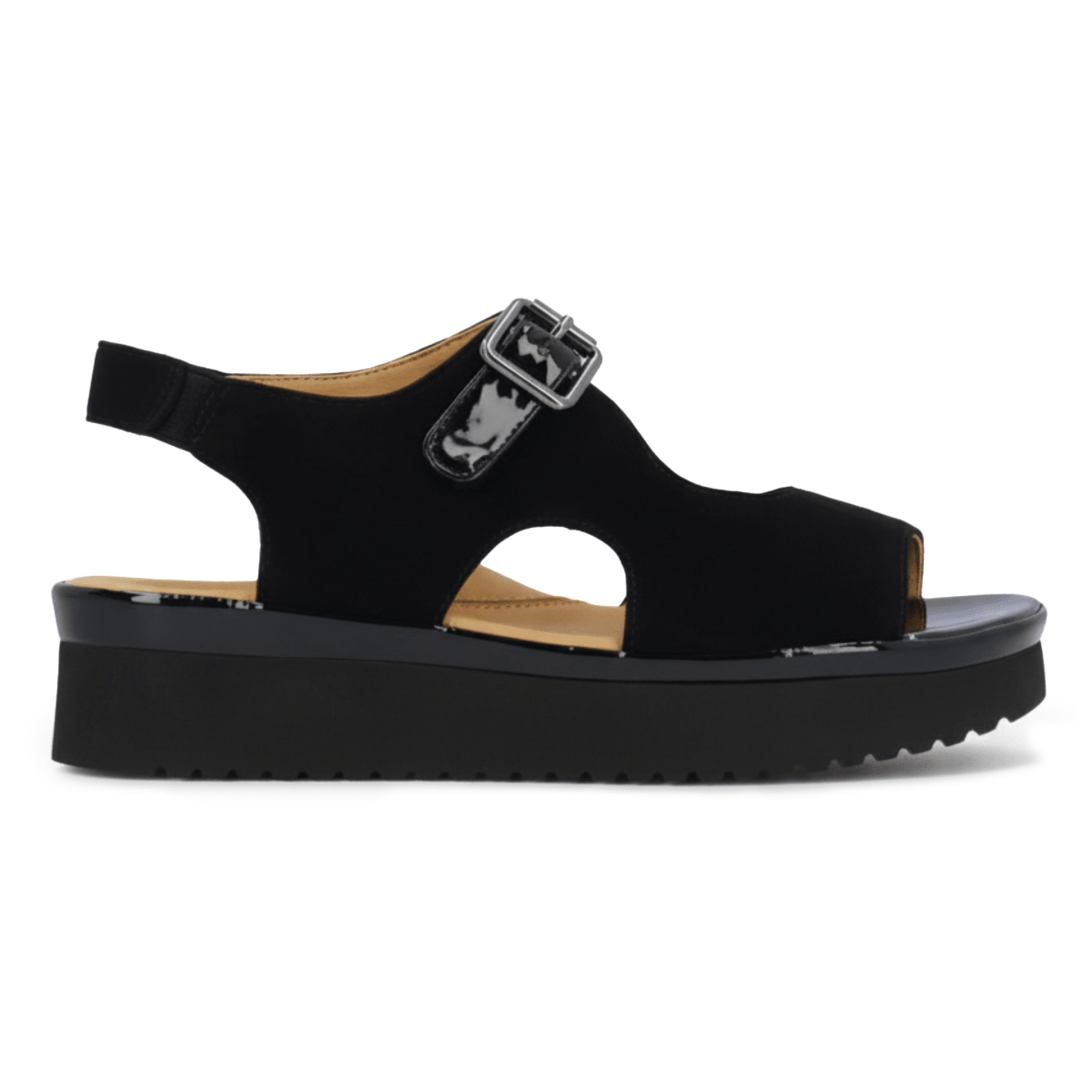 L'Amour Des Pieds Women's Azenor Black Kidsuede - 9030019 - Tip Top Shoes of New York